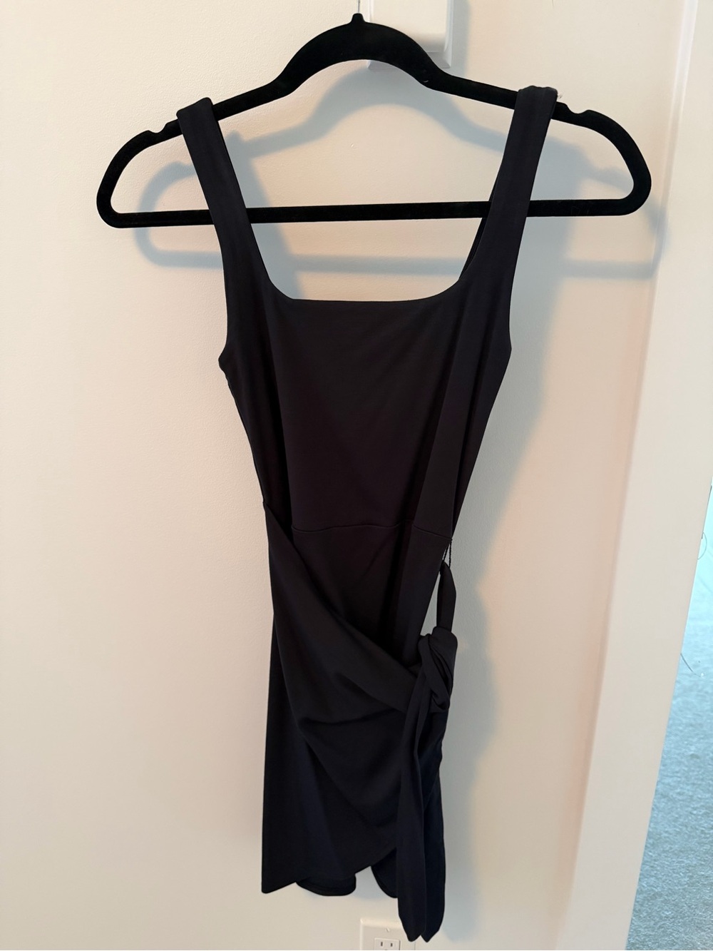 Wilfred Black Saturn Mini Dress